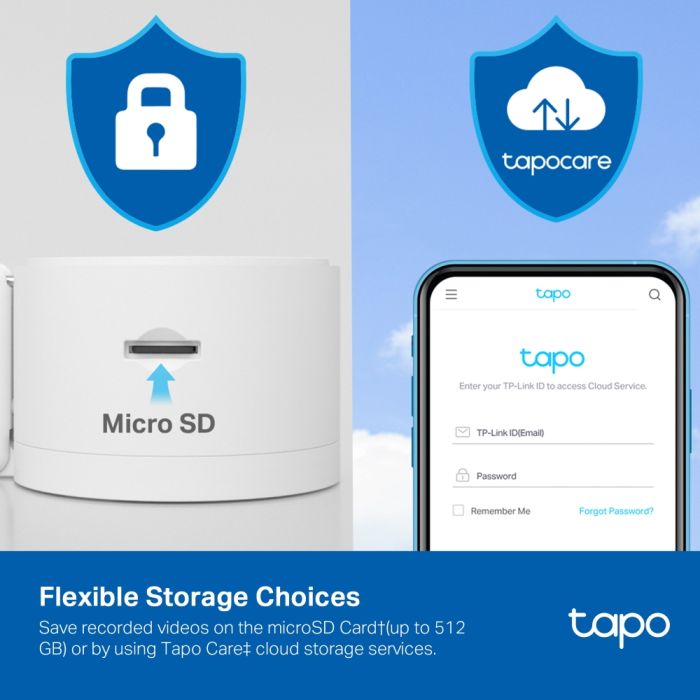 IP-Камера TP-LINK Tapo C125 4MP N300 microSD motion detection, штучний інтелект