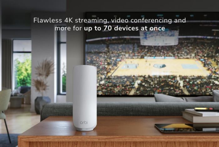 Система WiFi-Mesh NETGEAR Orbi RBE373 BE5000, 3мод, білий