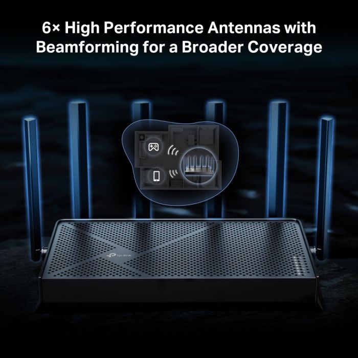 TP-LINK Router Archer BE400 BE6500, 3xGE LAN, 1x2.5GE LAN, 1x2.5GE WAN, 1xUSB3.0 MESH