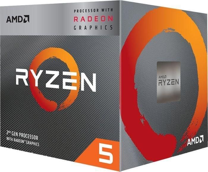 AMD CPU Ryzen 5 3400G 4C/8T 3.7/4.2GHz Boost 4Mb Radeon RX Vega 11 GPU Picasso AM4 65W Box