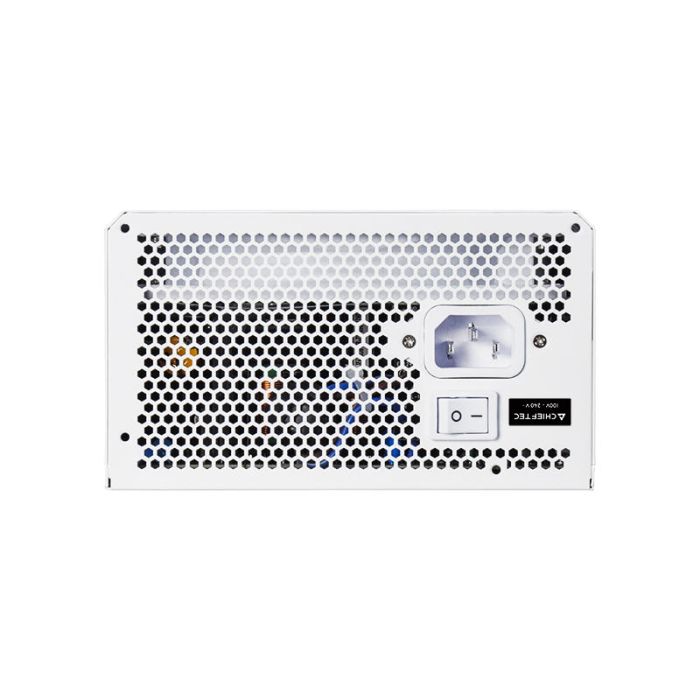 Блок живлення CHIEFTEC Vega M  (750W), >90%, 80+ Gold, 135мм FDB, 1xMB 24pin(20+4), 2xCPU 8pin(4+4), 3xMolex, 6xSATA, 4xPCIe 8pin(6+2), 1xPCIe GEN5 16pin, Fully Modular, White