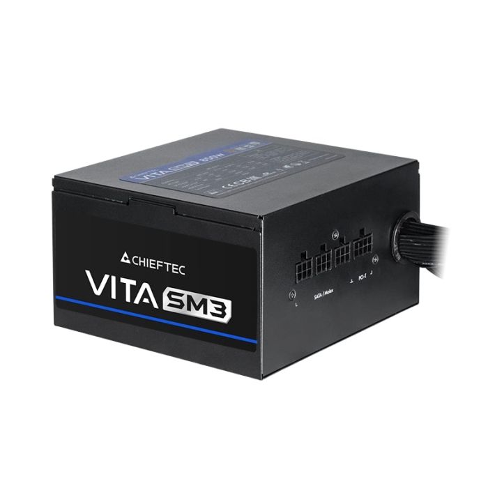 Блок живлення CHIEFTEC Vita SM3  (750W), >85%, 80+ Bronze, 120мм, 1xMB 24pin(20+4), 2xCPU 8pin(4+4), 3xMolex, 6xSATA, 4xPCIe 8pin(6+2), 1xPCIe GEN5 16pin, Modular