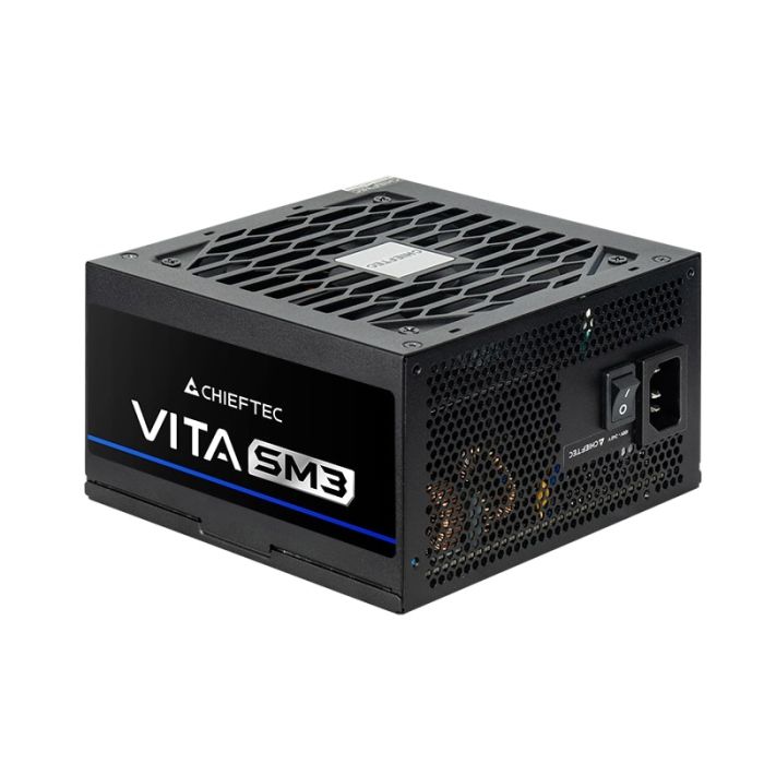 CHIEFTEC PSU Vita SM3  (850W), >85%, 80+ Bronze, 120mm, 1xMB 24pin(20+4), 2xCPU 8pin(4+4), 3xMolex, 6xSATA, 4xPCIe 8pin(6+2), 1xPCIe GEN5 16pin, Modular