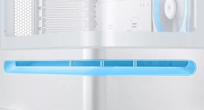 Корпус  Prime AP202 Tempered Glas ARGB, без БЖ, 2xUSB3.2, 1xUSB Type-C, Tempered Glass side, mATX, білий ASUS 90DC00P3-B19000