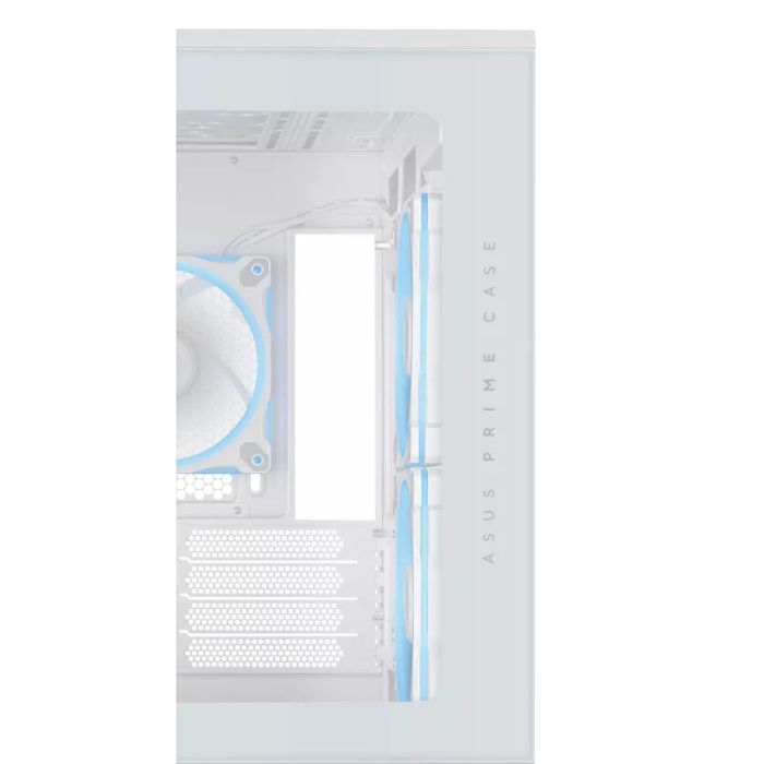 Корпус  Prime AP202 Tempered Glas ARGB, без БЖ, 2xUSB3.2, 1xUSB Type-C, Tempered Glass side, mATX, білий ASUS 90DC00P3-B19000