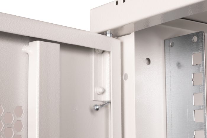 Шафа DIGITUS 19", 7U, SOHO PRO, металеві перфоровані двері, 540x400 мм, 60кг максимально, сіра