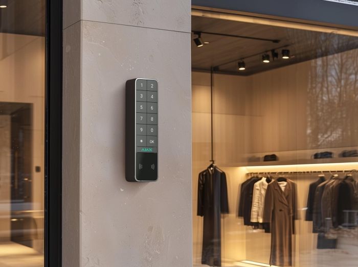 Ajax KeyPad Outdoor Jeweller wireless outdoor keypad, graphite