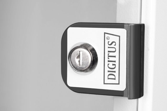 DIGITUS 10" 12U wall mounting cabinet, SOHO PRO 595 x 315 x 300 mm, grey