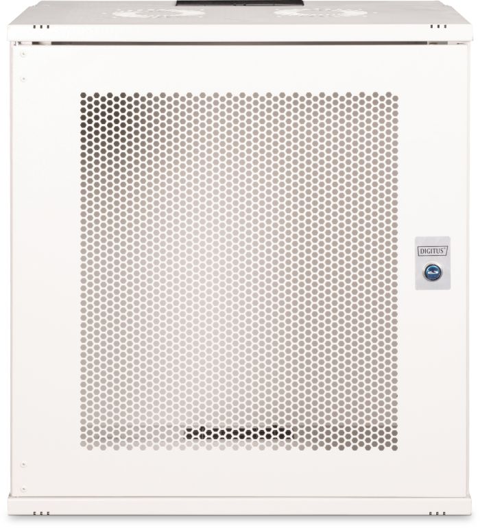 Шкаф DIGITUS 19", 12U, SOHO PRO, перфорированная дверь, 540x400 мм, 60кг максимально, серый