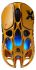 Миша GravaStar Mercury X, BT/WL/USB-A, RGB, Battle-Worn Yellow