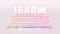 Клавіатура механічна GravaStar Mercury K1 80keys, GravaStar x Kailh Cheery Pink, EN, BT/WL/USB, Sakura Pink