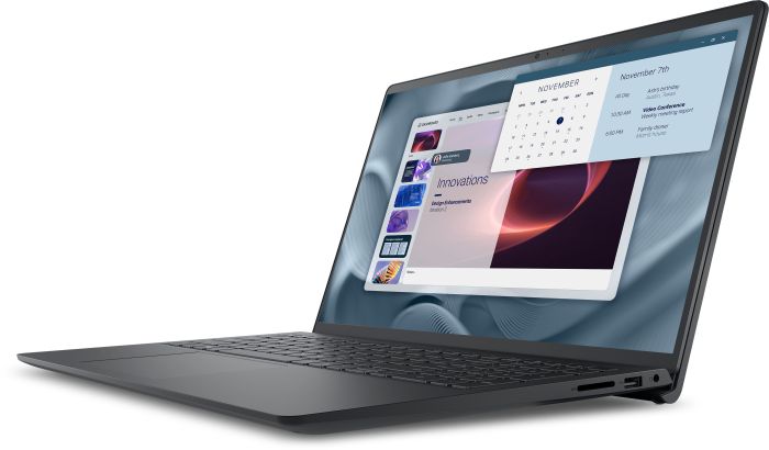 Ноутбук Dell Pro 15 Essential 15.6" FHD AG, AMD R5-7520U, 8GB, F512GB, UMA, Lin, черный