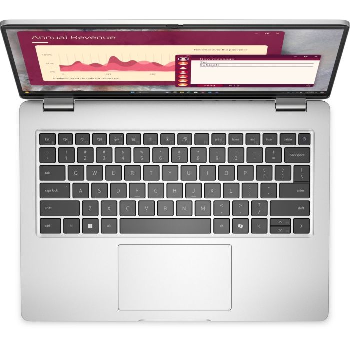 Dell Notebook Pro 14 14" FHD+ IPS AG, Intel U7-255U, 32GB, F512GB, UMA, Lin, silver