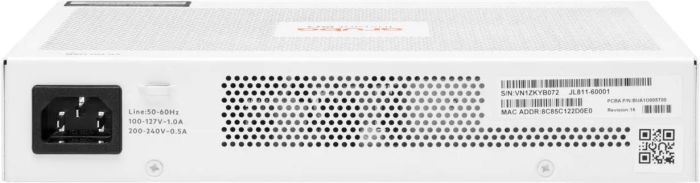Коммутатор HPE Aruba Instant On 1830, 8xGE ports, PoE Class 4 65W (ports 1-4), LT Warranty