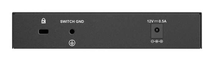 Комутатор  /E 2x2.5GE, 5xGE, Некерований D-Link DMS-107