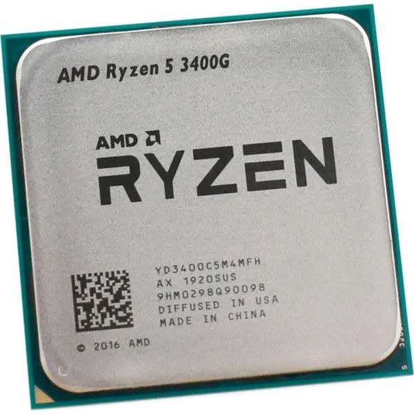 Центральний процесор AMD Ryzen 5 3400G 4C/8T 3.7/4.2GHz Boost 4Mb Radeon RX Vega 11 GPU Picasso AM4 65W TRAY