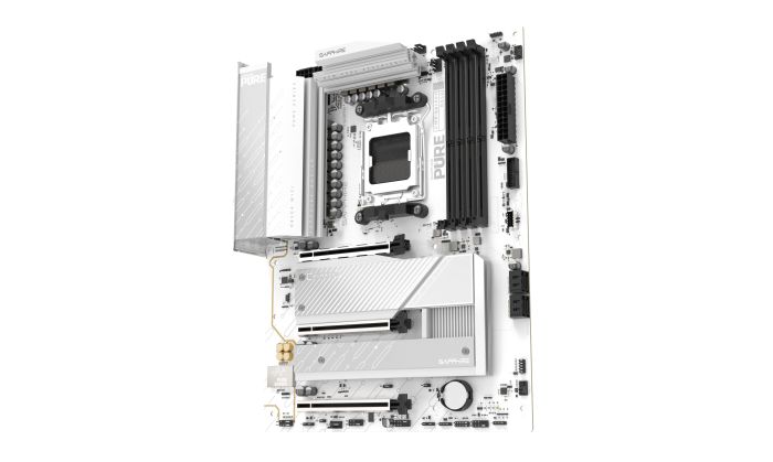 Материнская плата SAPPHIRE PURE B850A WIFI7 sAM5 B850 4xDDR5 M.2 HDMI DP WiFi BT ATX