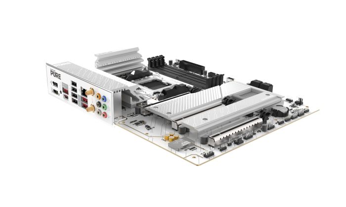 Материнская плата SAPPHIRE PURE B850A WIFI7 sAM5 B850 4xDDR5 M.2 HDMI DP WiFi BT ATX