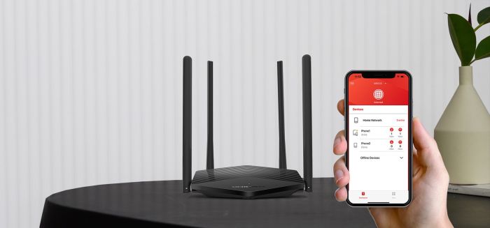 Маршрутизатор MERCUSYS  AX1500, 3xGE LAN, 1xGE WAN, MESH Mercusys MR1500X