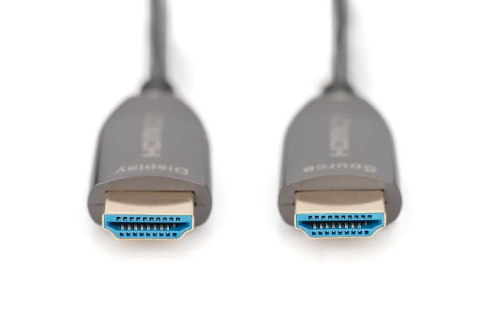Кабель DIGITUS HDMI UHD 8K, AOC hybrid-fiber, type A M/M, 10м, чорний