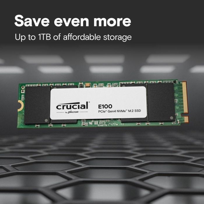 Накопичувач SSD Crucial M.2 1TB PCIe 4.0 E100