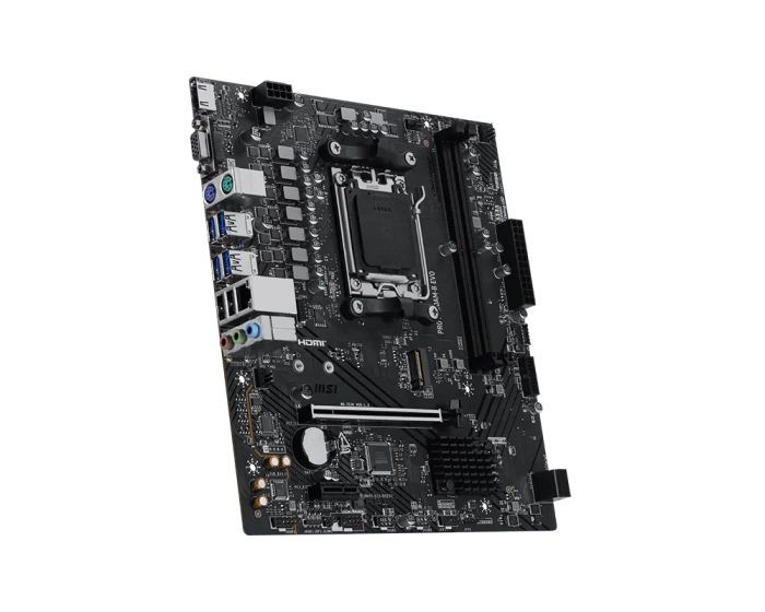 MSI Motherboard PRO A620AM-B EVO sAM5 A620 2xDDR5 M.2 HDMI D-Sub mATX