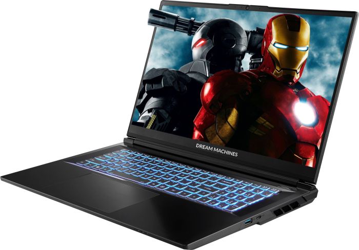 Dream Machines Notebook RG5060-17 17.3QHD IPS, Intel i9-14900HX, 32GB, F2TB, NVD5060-8, DOS, black