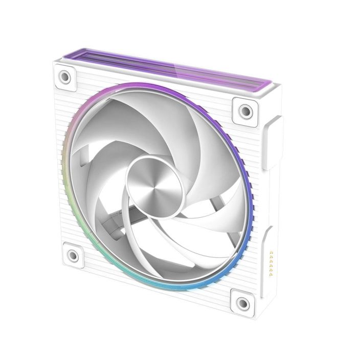 Корпусний вентилятор Zalman ZM-DF120R  ARGB,  120мм, 800-2300rpm, 4pin, PWM, 3pin+5VARGB, 34,5dBa, POGO pin, Magnetic,  Reversed, білий