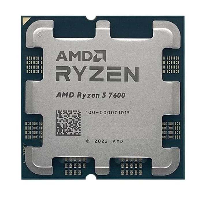 AMD CPU Ryzen 5 7600 6C/12T 3.8/5.1GHz Boost 32Mb Radeon Graphics AM5 65W w/o cooler TRAY