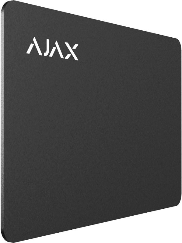 Картка Ajax Pass 1шт, Jeweller, безконтактна, чорний