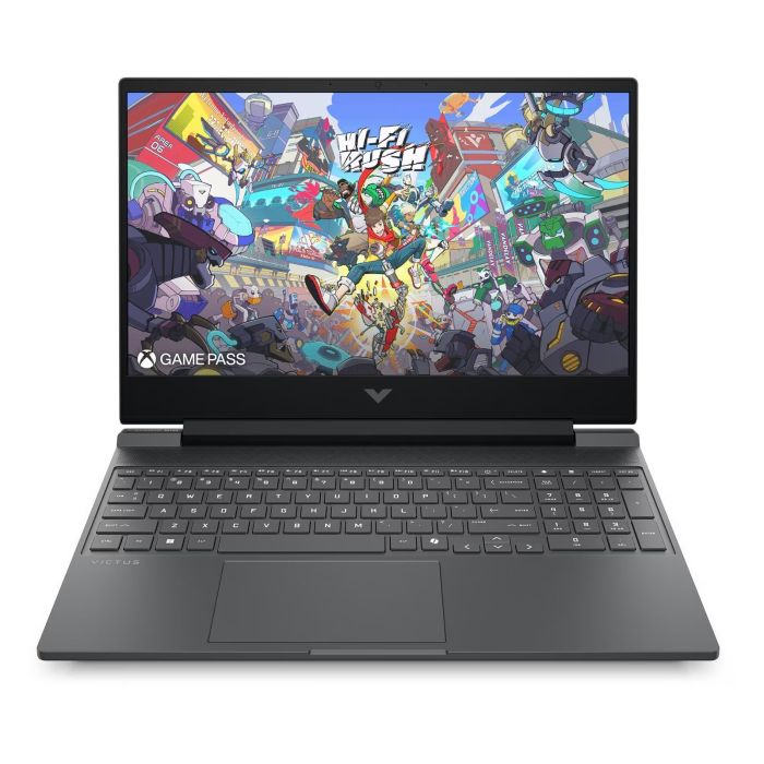 Ноутбук HP Victus 15-fa2116ua 15.6" FHD IPS AG, Intel i5-14450HX, 24GB, F512GB, NVD3050-6, DOS, сірий