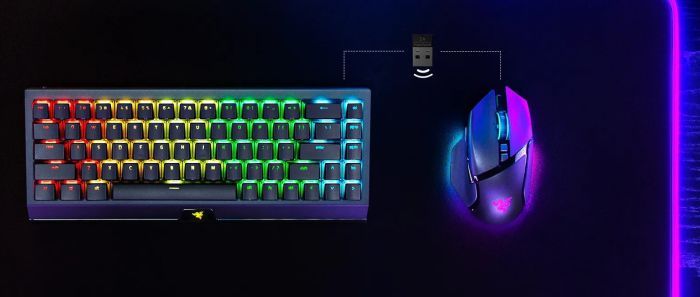 Миша Razer Basilisk V3 Pro 35K, RGB, USB-A/WL/BT, Phantom White Ed.