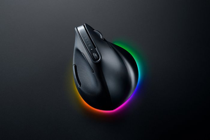 Миша Razer Pro Click V2, USB-A/WL/BT, Vertical Ed., чорний