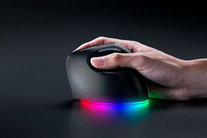 Миша Razer Pro Click V2, USB-A/WL/BT, Vertical Ed., чорний