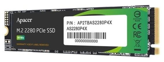 Накопитель SSD Apacer M.2  256GB  PCIe 3.0 P4X