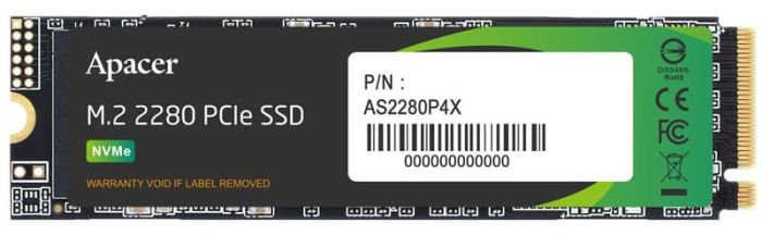 Накопитель SSD Apacer M.2  256GB  PCIe 3.0 P4X