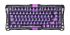 Клавиатура магнитная GravaStar Mercury V75 Lite 75keys, Blackcore, USB-A, Transparent Black