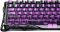 Клавиатура магнитная GravaStar Mercury V75 Lite 75keys, Blackcore, USB-A, Transparent Black
