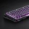 Клавиатура магнитная GravaStar Mercury V75 Lite 75keys, Blackcore, USB-A, Transparent Black