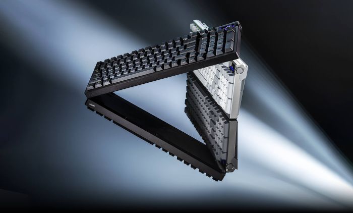 Клавіатура механічна ASUS ROG Azoth 96 HE, 96key, HFX V2 Magnetic Switches, USB-A/WL/BT, EN, RGB, чорний