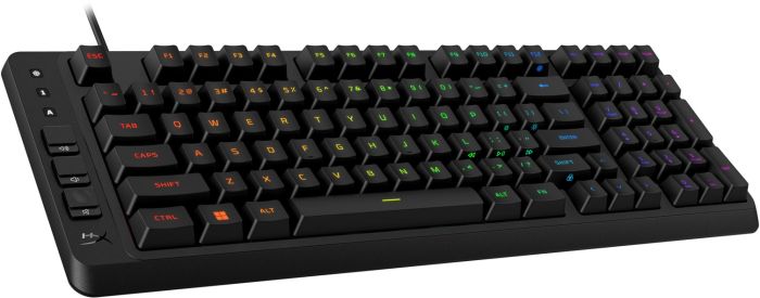 Клавиатура мембранная HyperX Alloy Origins EVE 1800 99key, Red, USB-A, EN/UA, RGB, черный