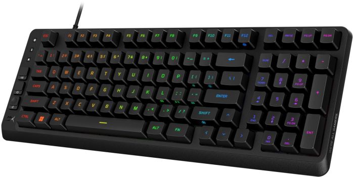 Клавиатура мембранная HyperX Alloy Origins EVE 1800 99key, Red, USB-A, EN/UA, RGB, черный