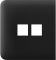 Боковая панель для встроенной интернет-розетки Ajax SideCover LAN черная (126212.319.BL)
