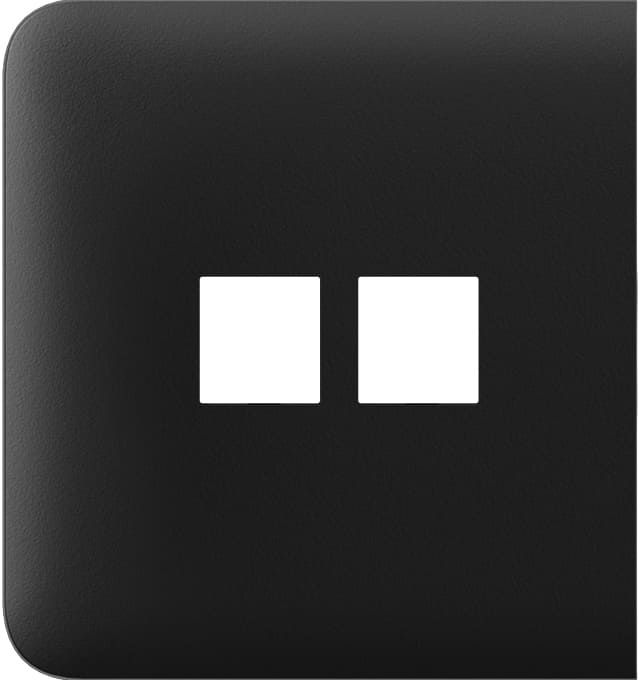 Боковая панель для встроенной интернет-розетки Ajax SideCover LAN черная (126212.319.BL)