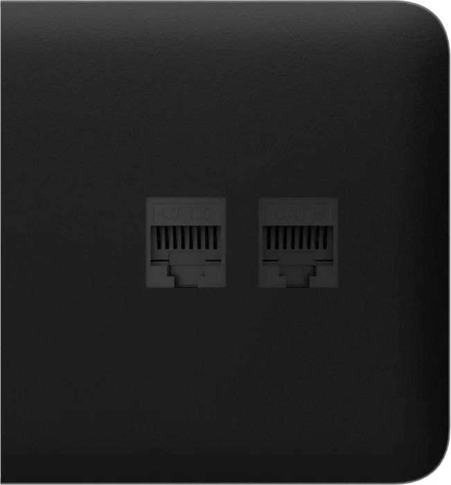 Боковая панель для встроенной интернет-розетки Ajax SideCover LAN черная (126212.319.BL)