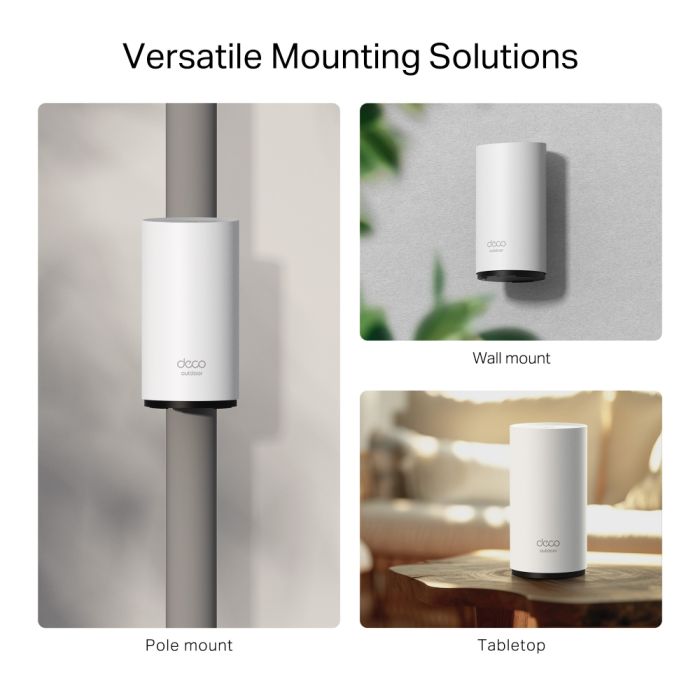 Система WiFi-Mesh TP-LINK Deco BE25 BE5000, 2x2.5GE LANWAN,  1мод, зовнішня