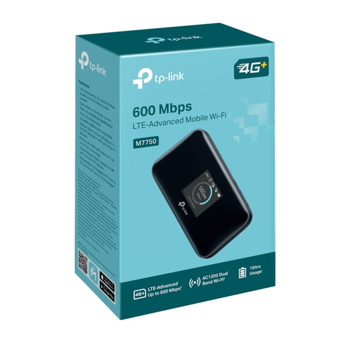 Мобільний Маршрутизатор TP-LINK  N600, 4G/LTE , 3280мА*год TP-Link M7750