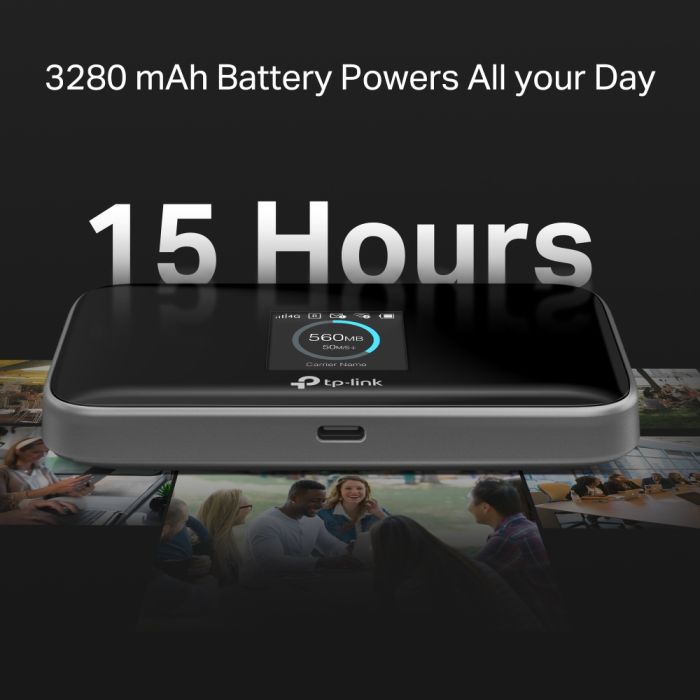 Мобільний Маршрутизатор TP-LINK  N600, 4G/LTE , 3280мА*год TP-Link M7750