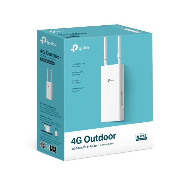 Маршрутизатор TP-LINK Archer MR402 outdoor N300 4G/LTE, 1xFE LAN/WAN, OUTDOOR