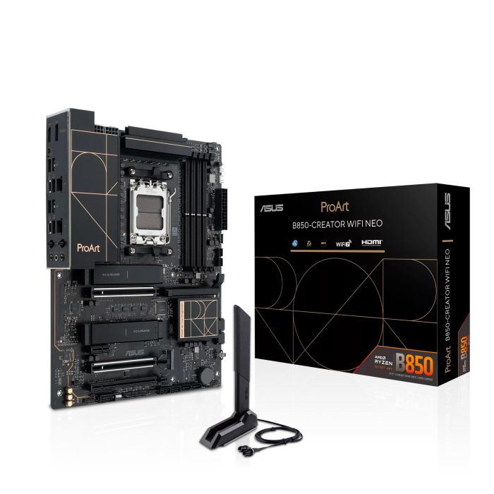 ASUS Motherboard PROART B850-CREATOR WIFI NEO sAM5 B850 4xDDR5 M.2 HDMI DP USB Type-C Wi-Fi BT ATX